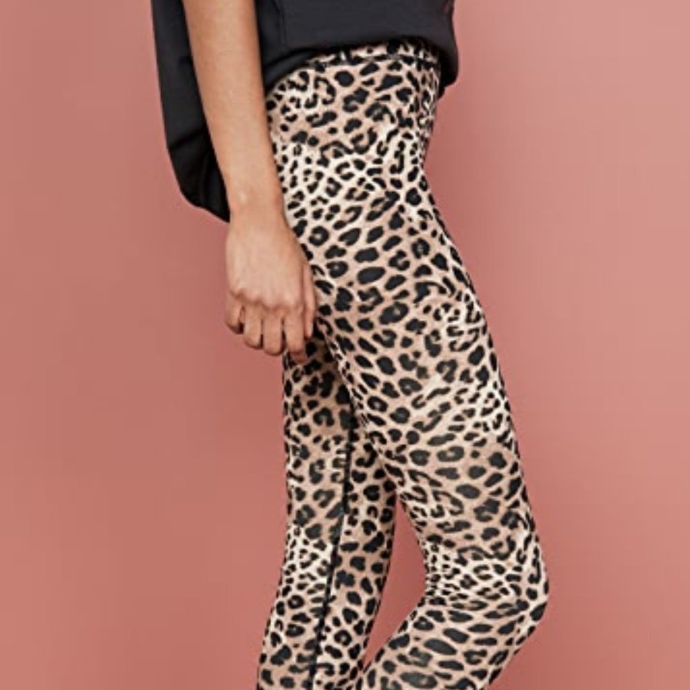 Spiritual Gangster Cheetah 7/8 Leggings - Size Med